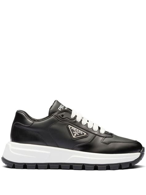 prada logo triangle|prada triangle logo sneakers.